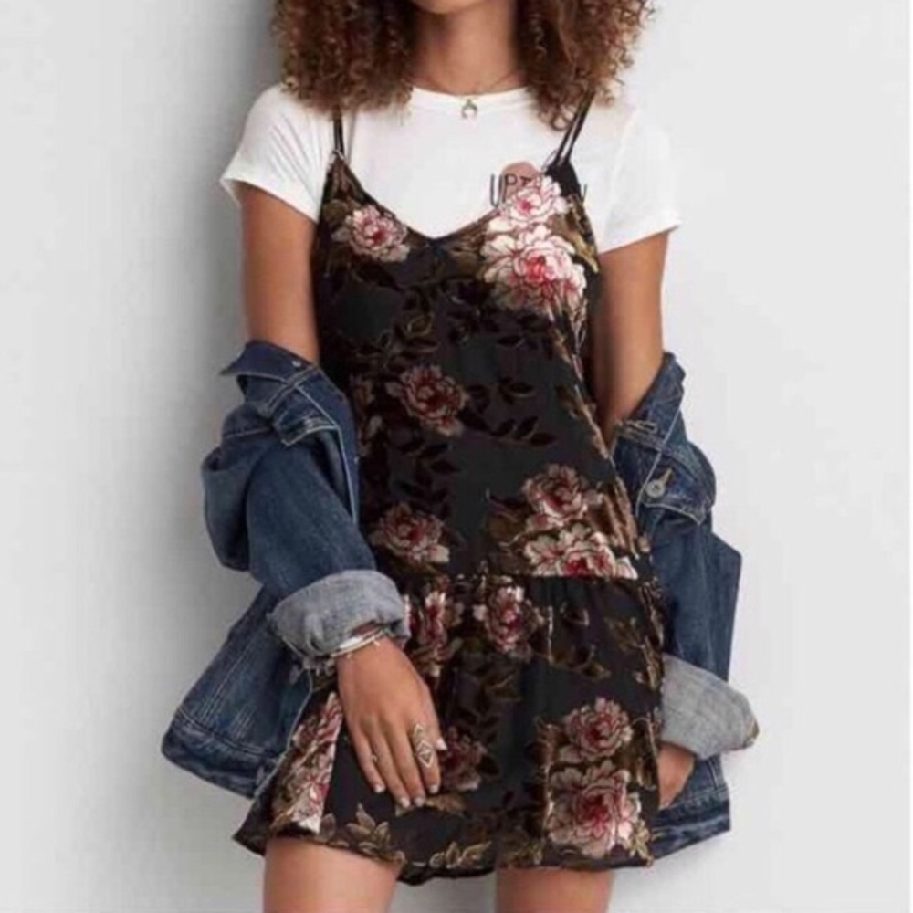 Velvet Slip Dress